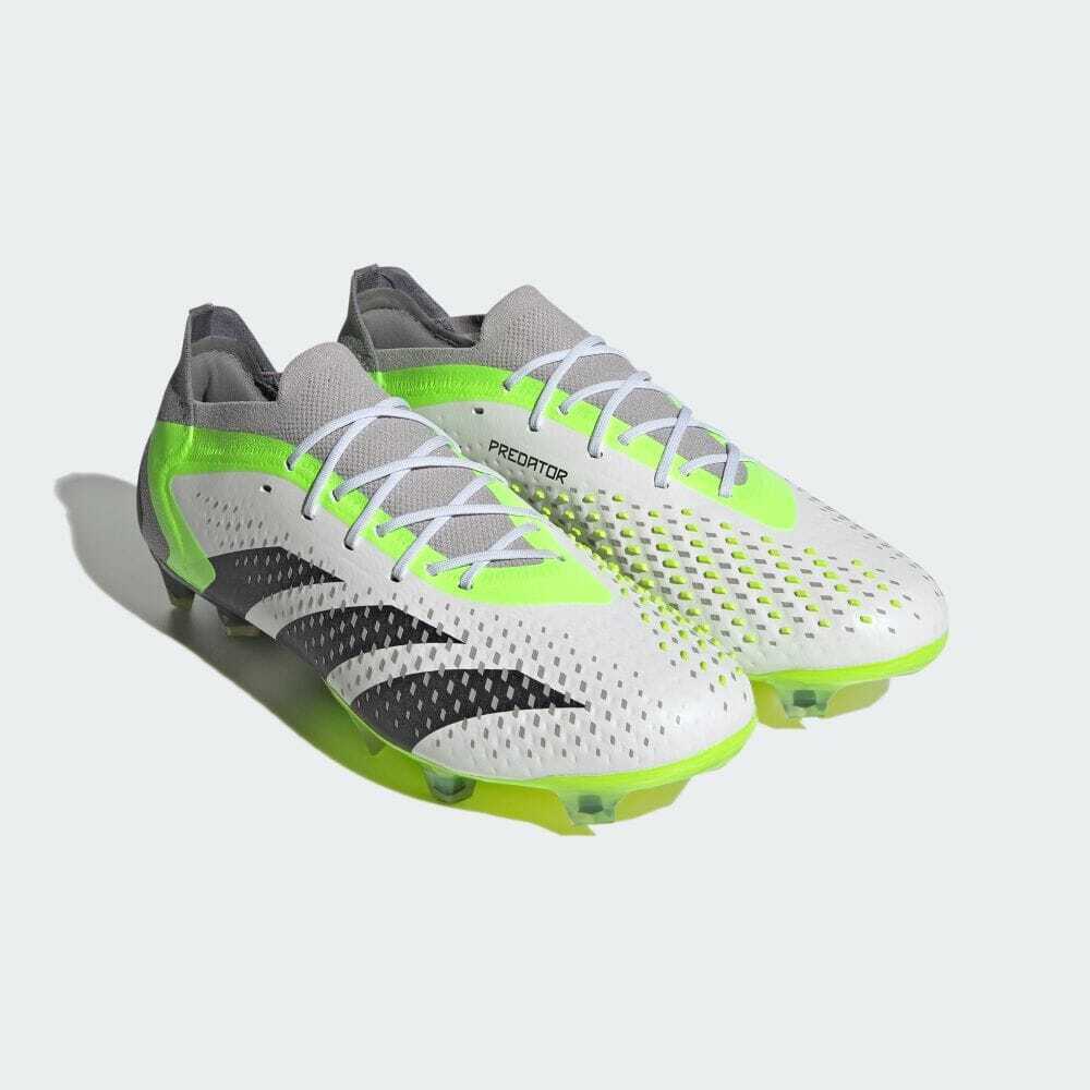 adidas Soccer Cleats Predator Accuracy.1 L FG Footwear White