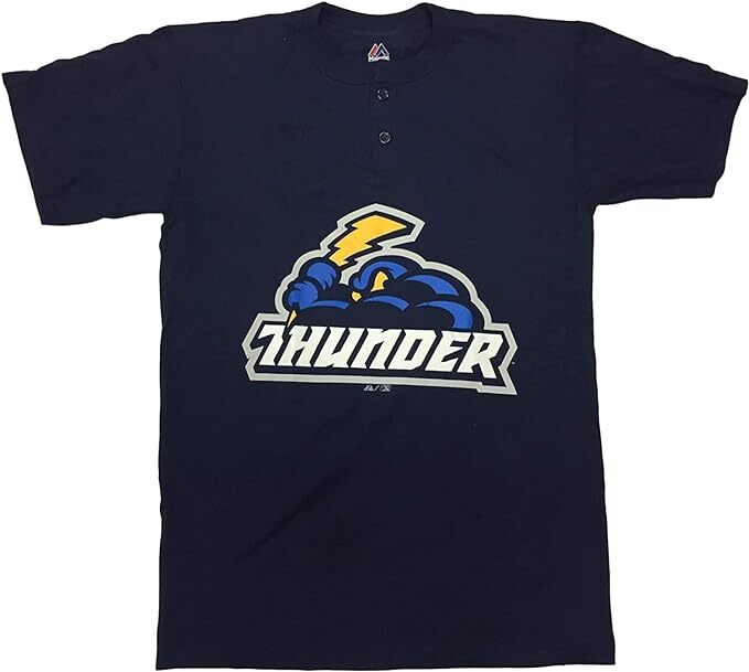 Trenton Thunder MiLB Minor League 2-Button Men's Jersey Shirt MEDIUM