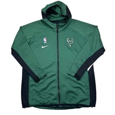 Nike Milwaukee Bucks Showtime Therma Flex Hoodie Player Issue Full-Zip Size 2XL
