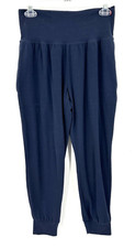 Athleta Salutation Joggers Size Small Powervita Athleisure Stretch Pockets Blue