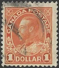 🍁Canada    #122   "KING GEORGE V"    Fine Used  1925   Admiral Issue   (A)