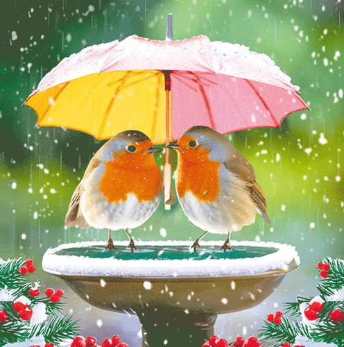 Biglietto di Natale singolo ricordo olografico lenticolare 3D divertente eye popping festivo - Foto 21 di 25