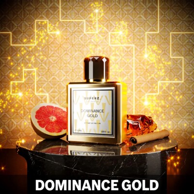 DOMINANCE GOLD BY SUPERZ BUDAPEST 50ML/ 1.69 OZ EXTRAIT DE PARFUM USA SELLER