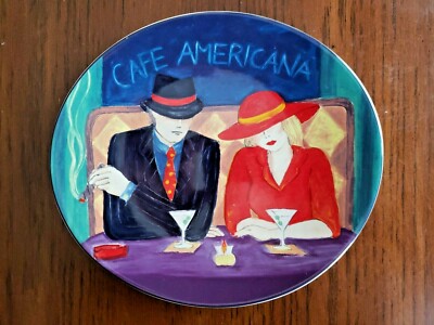 Vintage Sango Cafe Americana Salad Plate 8-3/8'' Replacement 4911 1998