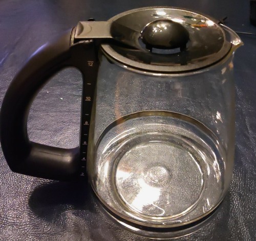 Gevalia 12 Cup Replacement Black Carafe 