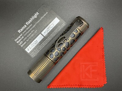 Custom Knife Factory CKF Rama Raz Titanium EDC Flashlight