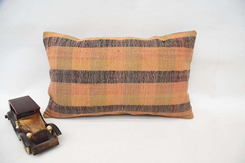 Pillow for Couch, 12"x20" Orange Pillow Case, Pillow Pillow, Pillow for Sofa