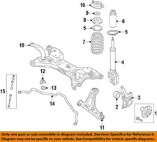 MITSUBISHI OEM 17-24 Mirage G4 Front Suspension Struts Components-Strut 4060A589