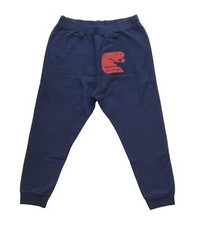 DSQUARED2 pantaloni da tuta lungo da uomo stampa castoro S71KB0306 blu