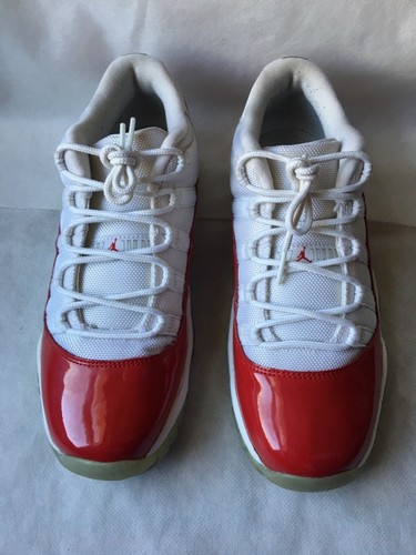 NIKE AIR JORDAN 11 RETRO LOW BG KIDS CHERRY SIZE 7Y 528896-102 JORDAN 11 RETRO | eBay