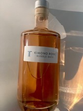 THYMES KIMONO ROSE BUBBLE BATH 15.75 FL OZ GLASS BOTTLE NEW SEALED,NO BOX