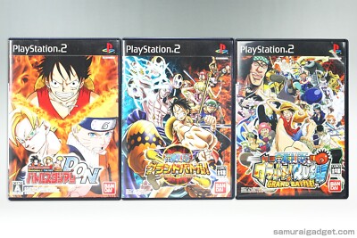 Battle Stadium D.O.N & One Piece: Grand Battle! 3 & Rush! PS2 Playstation 2 DON