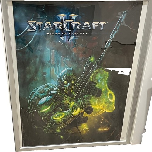 未使用 非売品 PC ポスター スタークラフト STAR CRAFT ブリザード 未