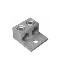 Morris 90816 Double Barrel Mech Lug 250 MCM - 6 AWG .41" Hole Dual Rated
