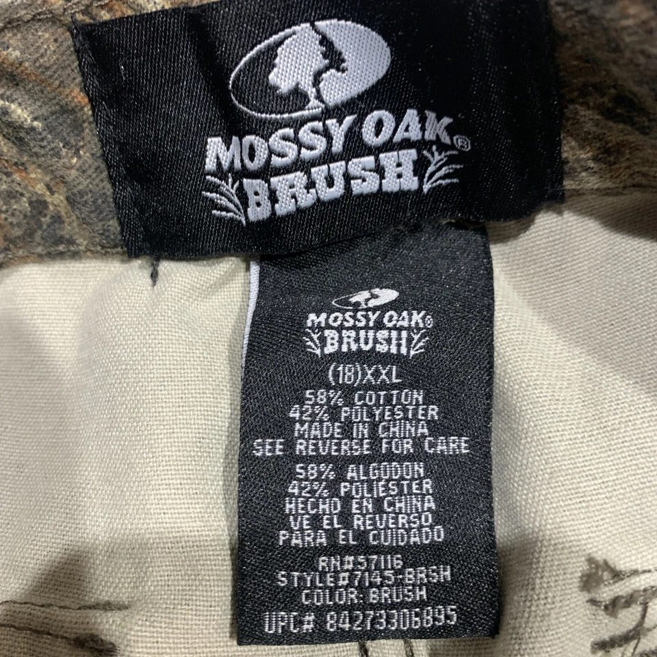 Mossy Oak Brush Womens Pants Sz 18 Camoflauge Cargo - Image 2 of 4