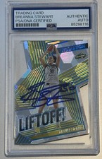 Breanna Stewart Autograph Signed 2022 Panini Liftoff Cubic 1/50 - PSA/DNA