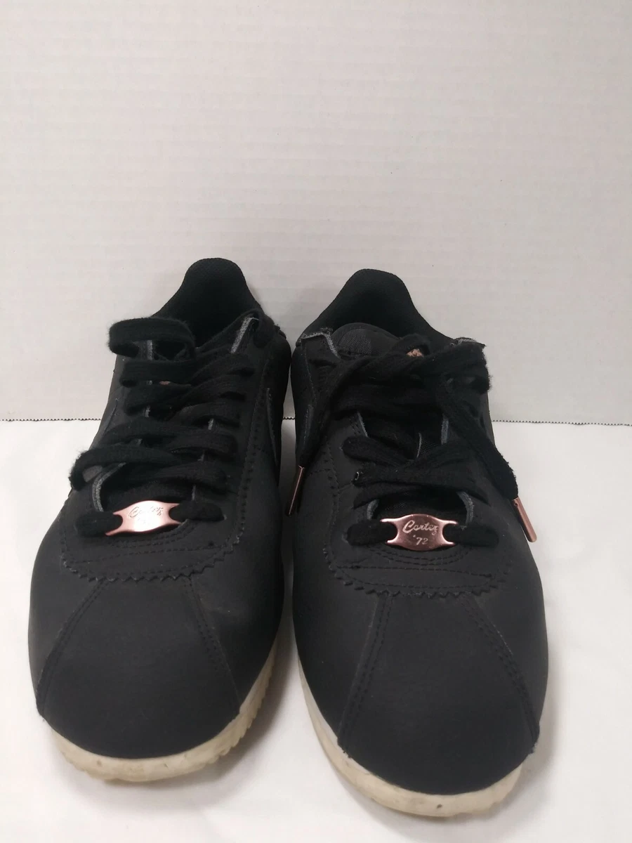 Women's nike classic cortez cheap leather black metallic red bronze