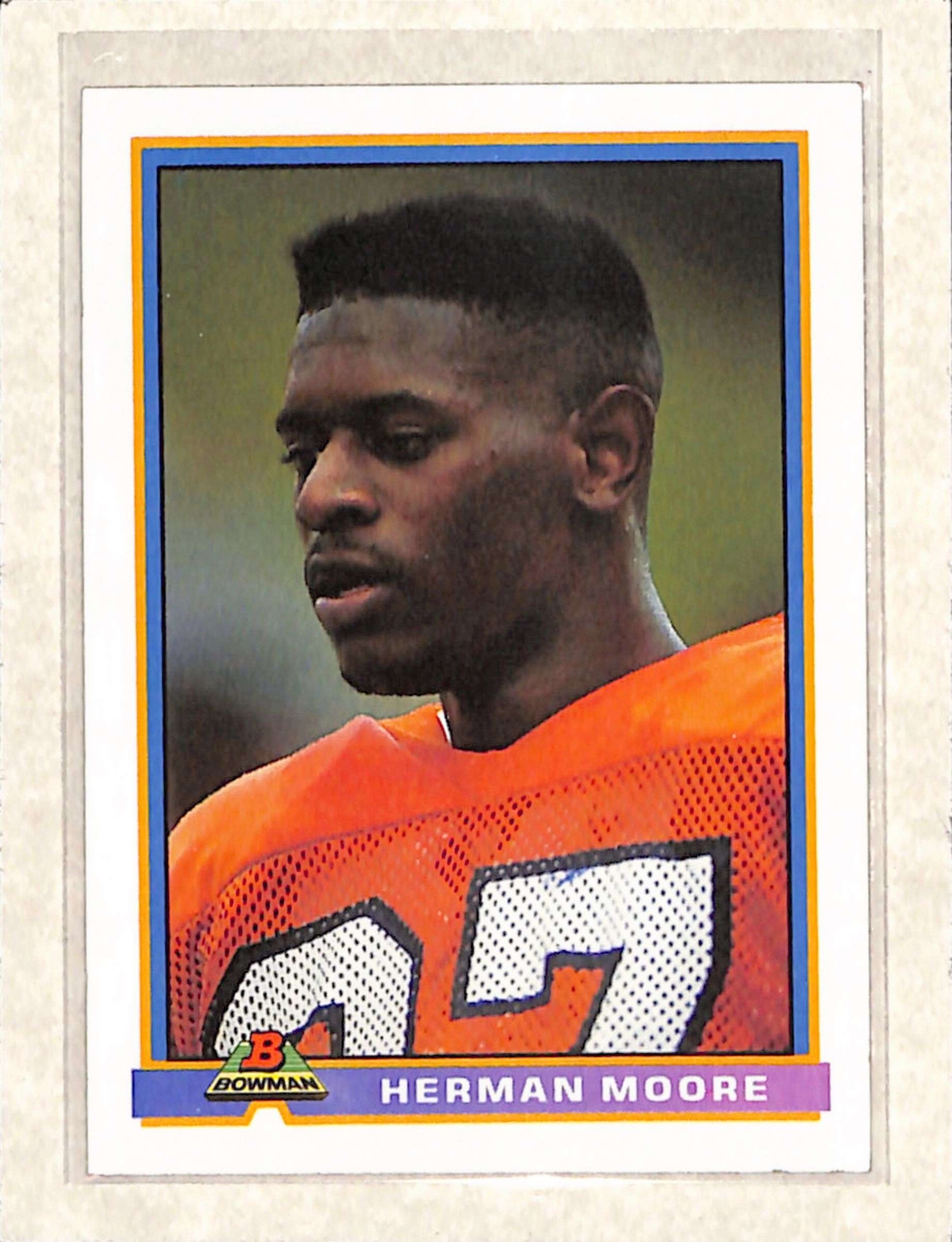 1991 Bowman  #158 Herman Moore RC EX