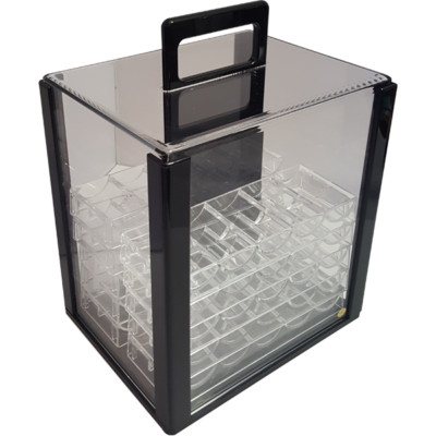 MRC POKER Chip Carrier with 10 pcs Chips Tray (1000 Capacity)