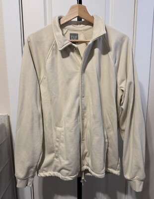 Gap Organic Cotton Terry Sweatshirt Coach Jacket Stone Size Medium