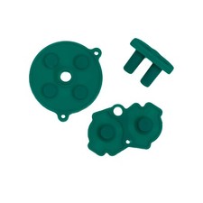  NEW Nintendo Game Boy Advance GBA System Button Rubber Pads Set Teal