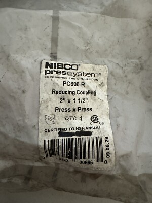 Nibco PC600-R 2  x1-1/2   ProPress Reducing Coupling