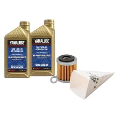 Tusk 152-986-0289 4-Stroke Oil Change Kit Yamalube Hi-Perf. Synthetic 10W-40