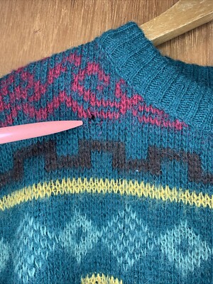 ノルディックニット vintage Iceland knit Knitting PATTERN Nordic Fair Isle Icelandic Sweater Ladies/mens