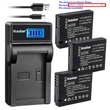 Kastar Battery LCD Charger for Leica BP-DC10 BC-DC10 Leica D-Lux 5 D-Lux 6