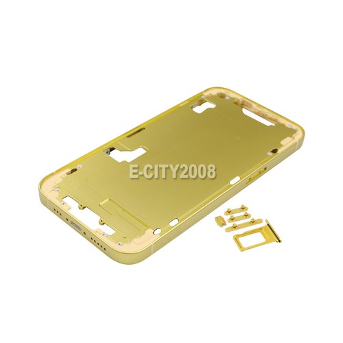 Coque cadre de remplacement sans coque arrière pour Apple iPhone 14 - Photo 22 sur 46