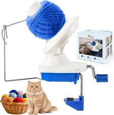 FLKQC Yarn Ball Winder, Hand-Operated Yarn Ball Winder Swift Yarn Winder, Yarn