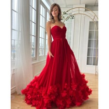 Wedding Dresses Strapless Sleeveless vestidos de noche A-line Floor-Length HOT