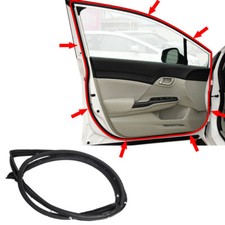Rubber For 2012-2015 Hondacivic Sedan Front Left Door Seal Weatherstrip Replace