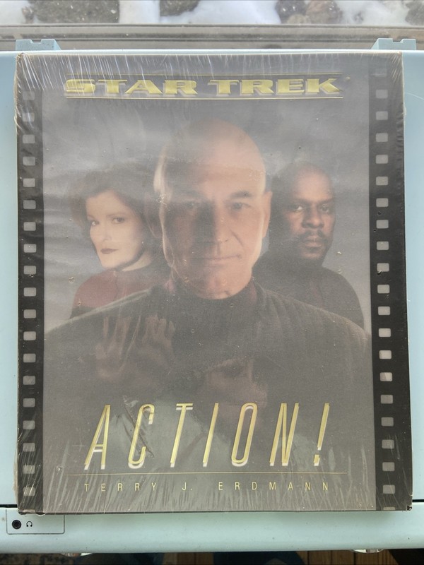 "STAR TREK ACTION!" 1st Ed Hardcover Book Terry J. Erdmann 07/98 SHRINK WRAPPED!