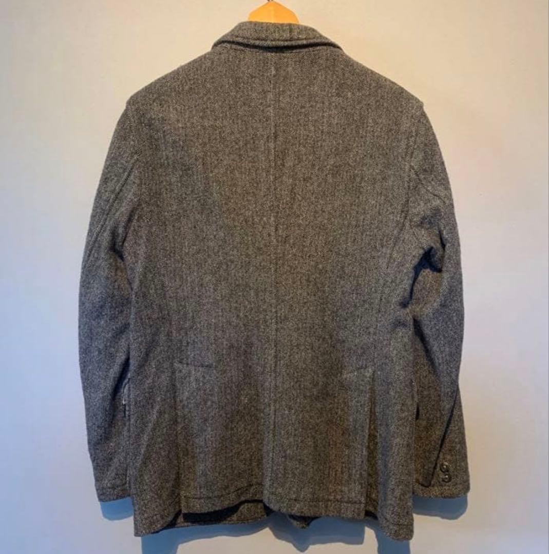 Engineered Garments Tweed Jacket Wool Herringbone… - image 4