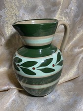 Hartrox 'Dee Cee' Studio Pottery - Mistletoe  Large Quality Jug , X4, VGC.