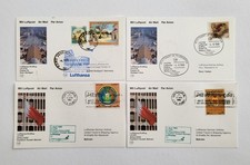4 x Lufthansa Erstflug / First Flight LH 5724/ 5725/636/ 80er Jahre !