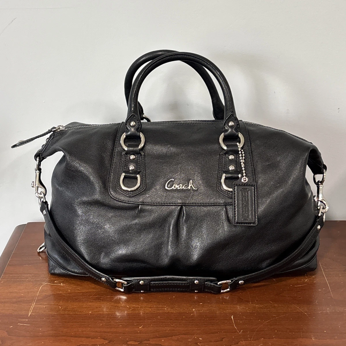 Coach Ashley Satchel/Top Handle Bag Black Bags & Handbags for