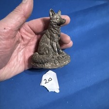 Vintage Hallmarked Sterling Silver Sitting Fox By Country Artists England