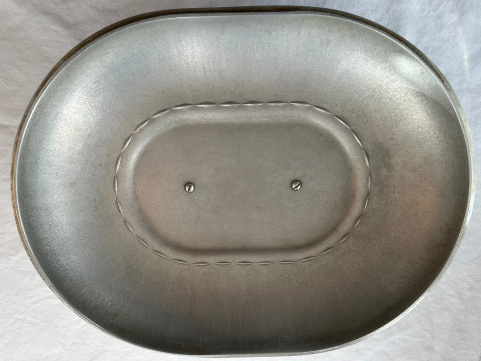 Wagner Ware Magnalite Roaster 4365-P с крышкой Оригинальная Классическая Овальная Голландская Печь - Изображение 4 из 4