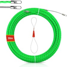Kabeleinziehhilfe, Kabelspender, Zugdraht, Fischband, Kabelverlegung, 30m