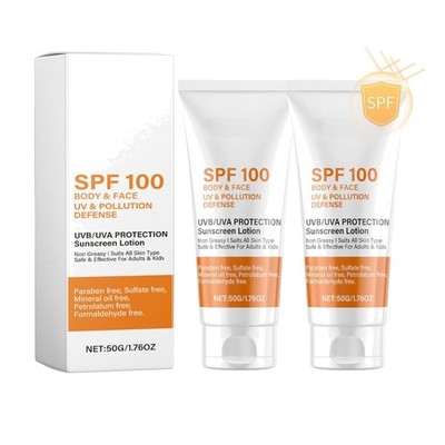 Sunscreen Gesicht und Körper, SPF 100, , Anti-Aging, Nicht Fett