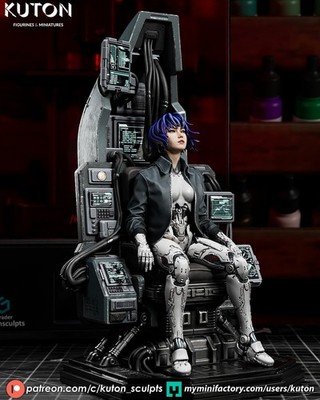 Ghost in the Shell - 3D gedruckter Modellbausatz - Maßstab 10 und Mini verfügbar