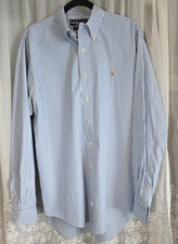 Ralph Lauren Yarmouth 100 cotton Button Up Shirt Size 16-35
