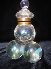 Antique Harrach Czechoslovakian Beautiful Bohemia Iridescent Soap Bubble Inkwell — photo 1