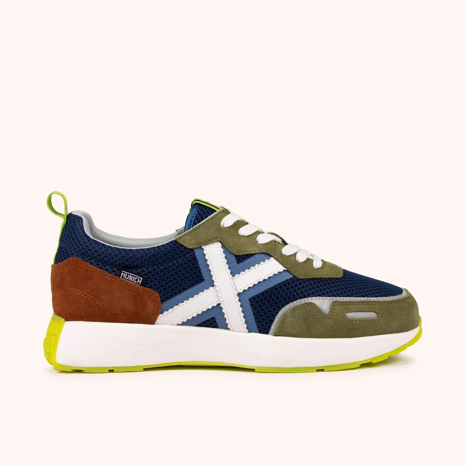 Munich XEMINE 101 Zapatillas Con Cordones Para Hombre Azul