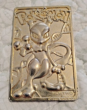 1999 nintendo 23k gold pokemon card-mewtwo #150 Pokemon-Mewtwo-23K Gold Plated Trading Card 1999 – CertiMart Inc
