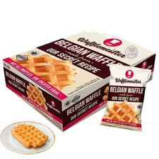 Wafflemeister Belgian Waffles 90g Authentic Individually Wrapped Bulk Snack