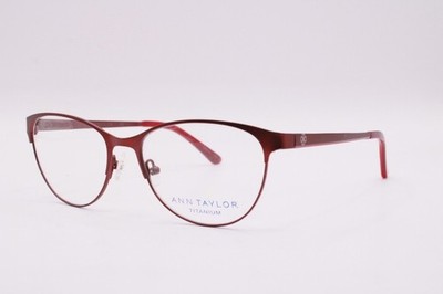 NEW ANN TAYLOR AT605 C02 RED AUTHENTIC FRAMES EYEGLASSES 52-16