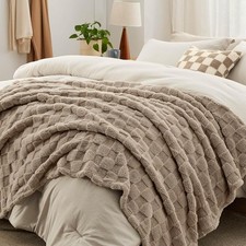 Comforter Queen Size 5 Pieces - Queen Size Comforter Set with Checkered Throw